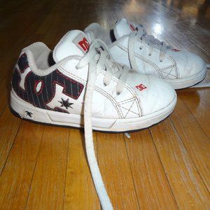 DC Shoes Court Graffik pinstriped skate sneakers skateboard toddler preschool 8